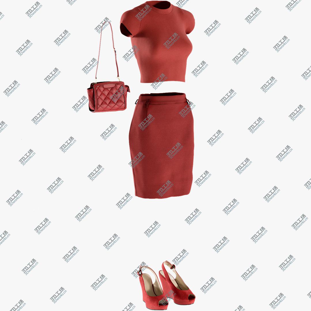 images/goods_img/20210319/3D Women's Skirt, Tshirt, Shoes and Bag/1.jpg